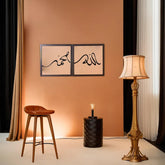 Islamic Wall Hanging with ALLAH MUHAMMAD (S.A.W) Calligraphy